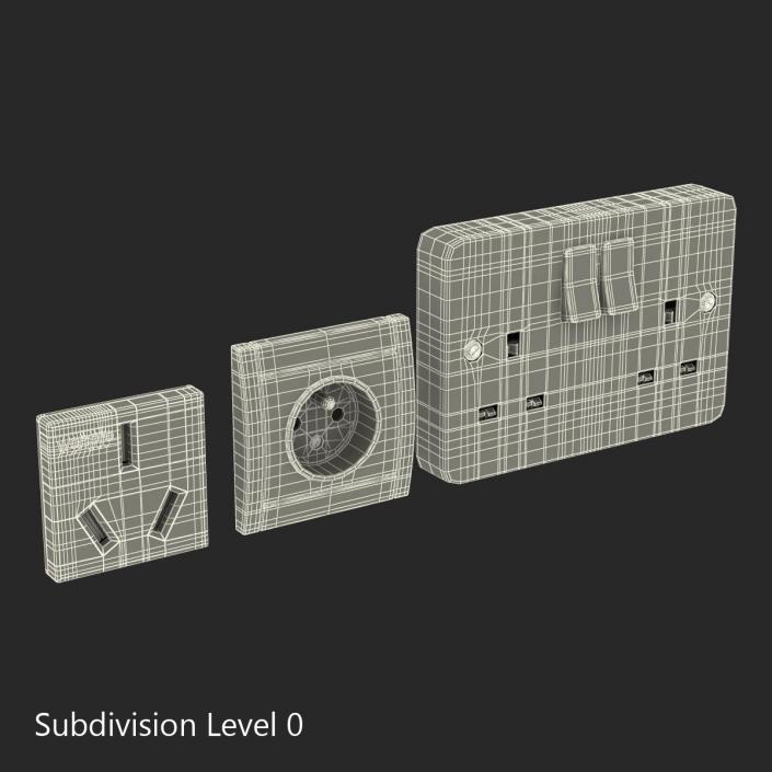 Electrical Outlets Collection 3D model