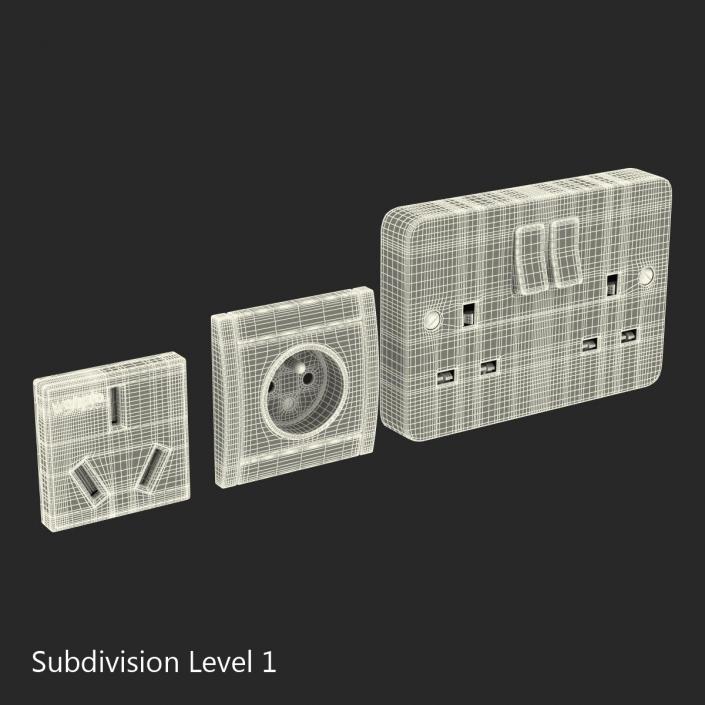 Electrical Outlets Collection 3D model