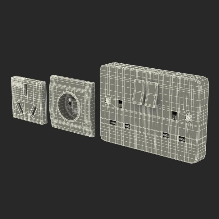 Electrical Outlets Collection 3D model