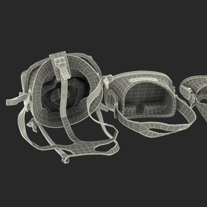 Scuba Masks Collection 3 3D model