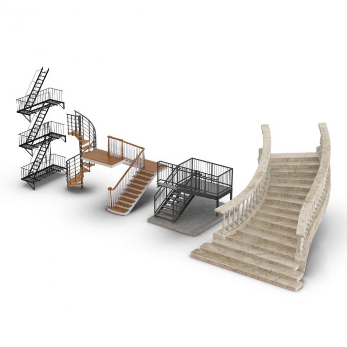 Stairs Collection 2 3D model