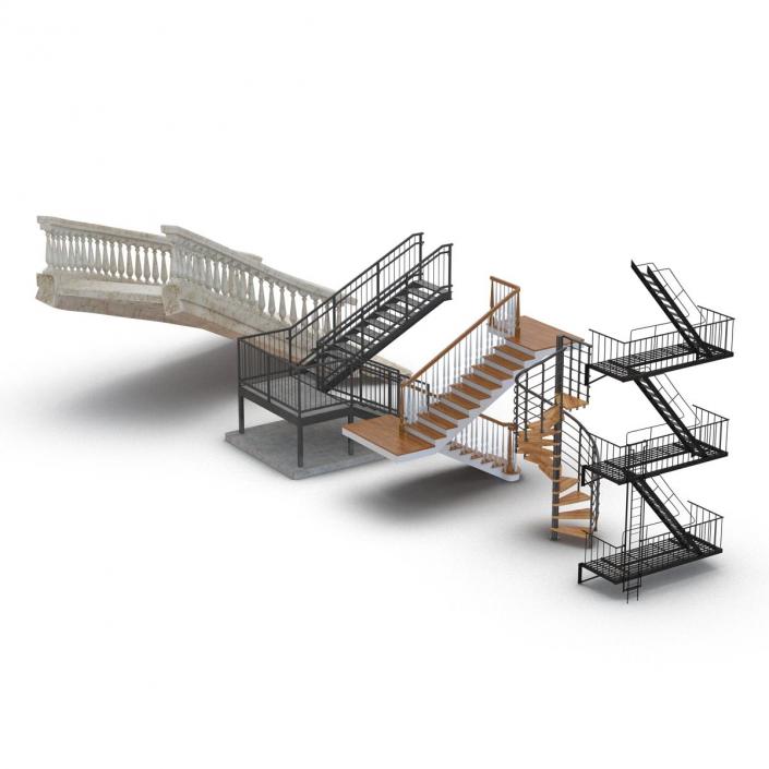 Stairs Collection 2 3D model