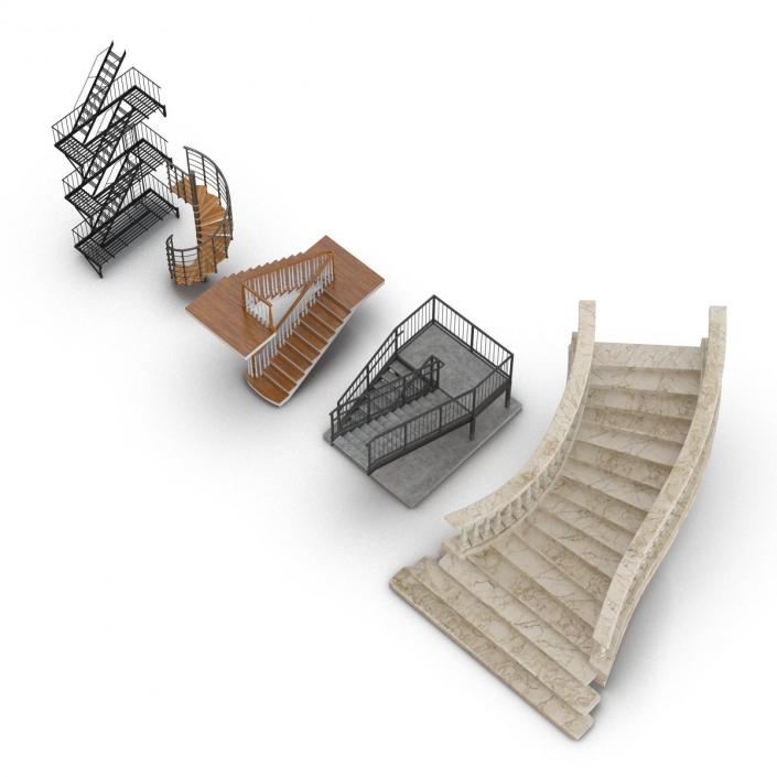 Stairs Collection 2 3D model