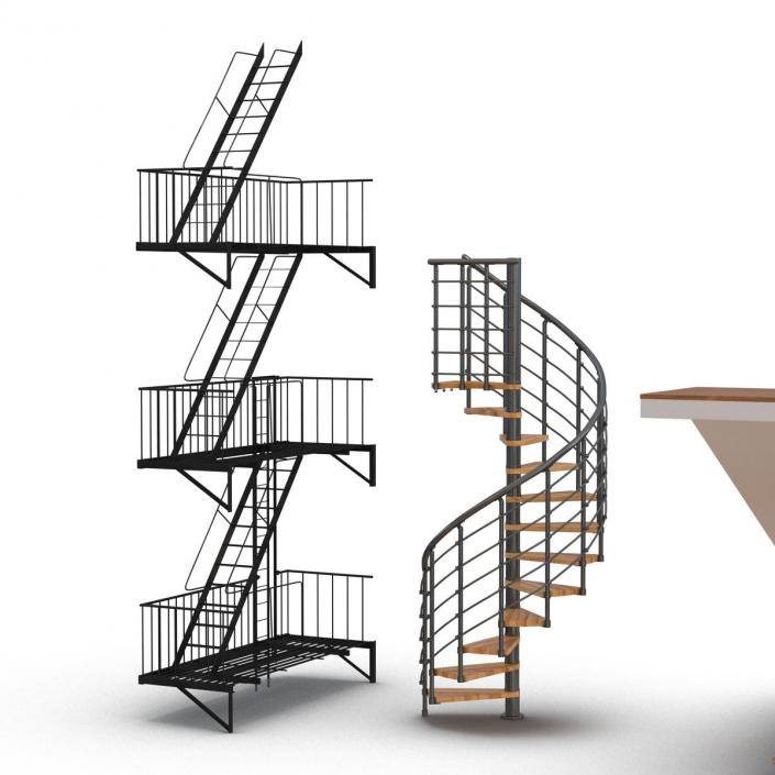 Stairs Collection 2 3D model