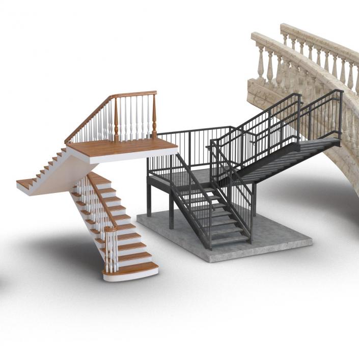 Stairs Collection 2 3D model