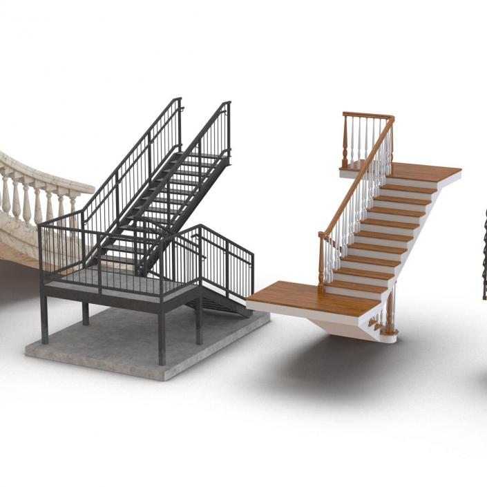 Stairs Collection 2 3D model