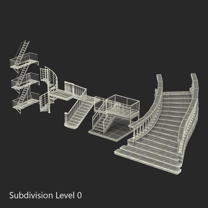 Stairs Collection 2 3D model