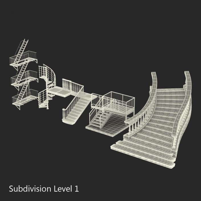 Stairs Collection 2 3D model