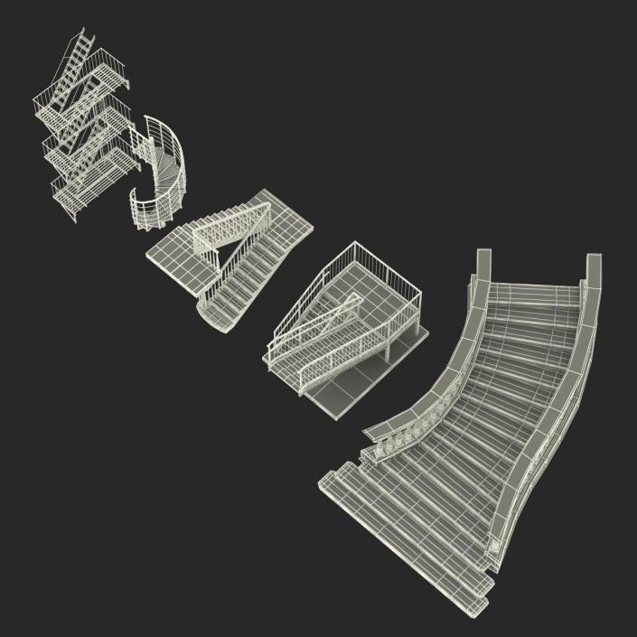 Stairs Collection 2 3D model