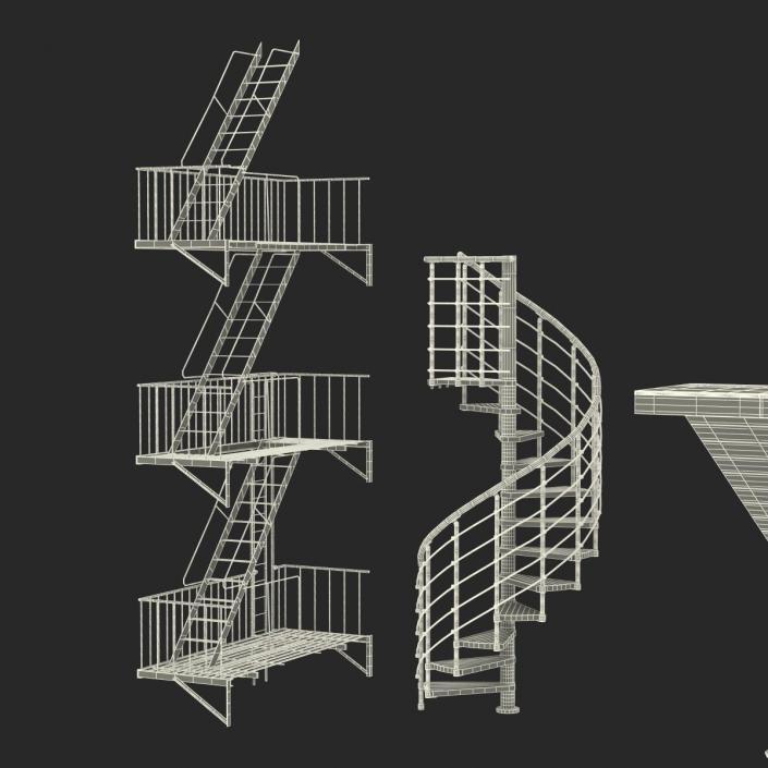 Stairs Collection 2 3D model