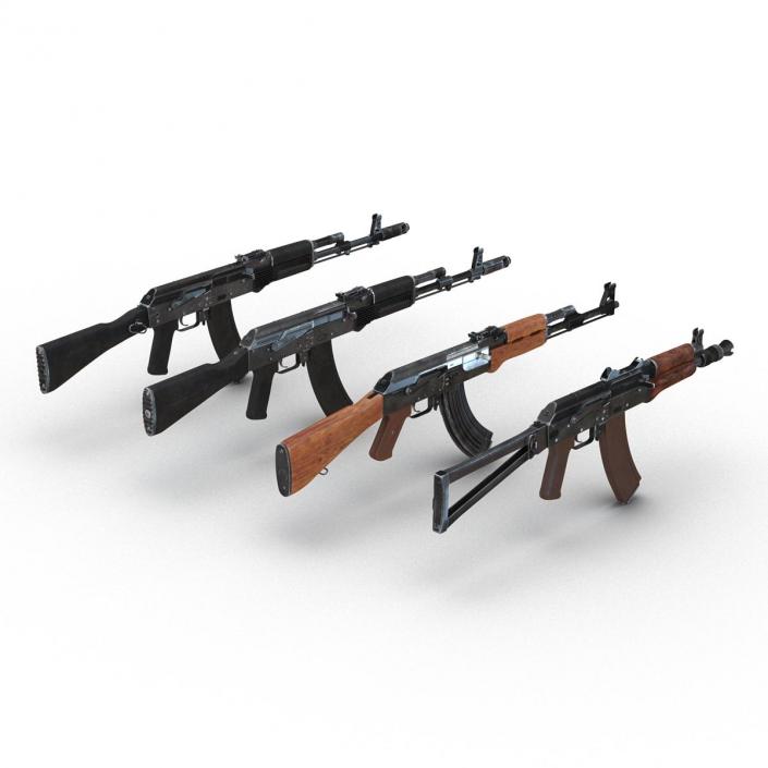 Assault Rifle AK Collection 3D