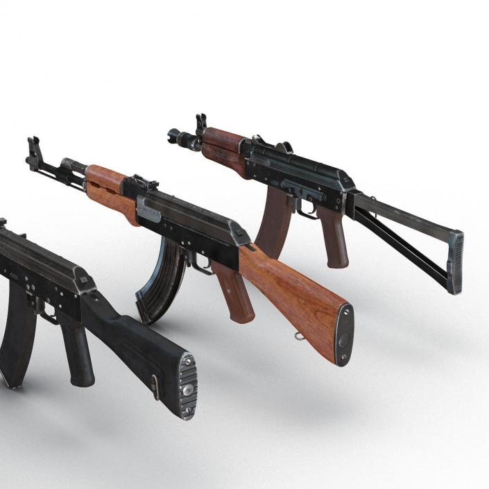 Assault Rifle AK Collection 3D