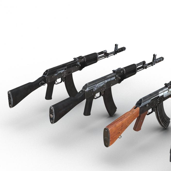 Assault Rifle AK Collection 3D