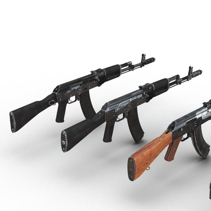 Assault Rifle AK Collection 3D