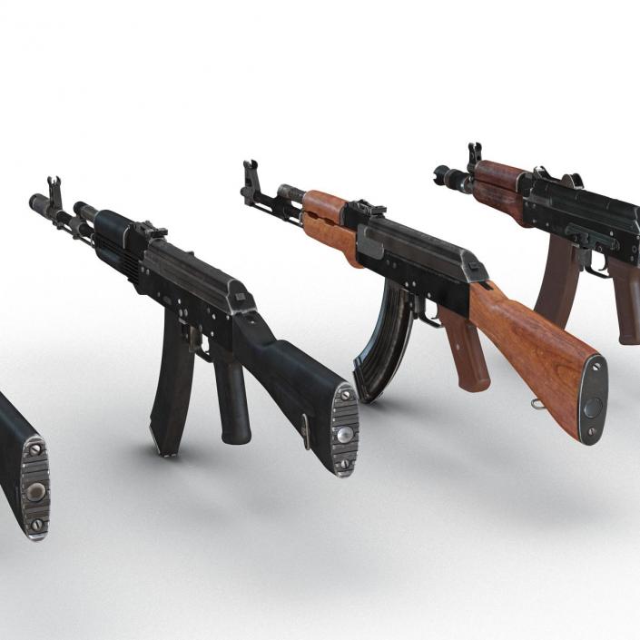 Assault Rifle AK Collection 3D