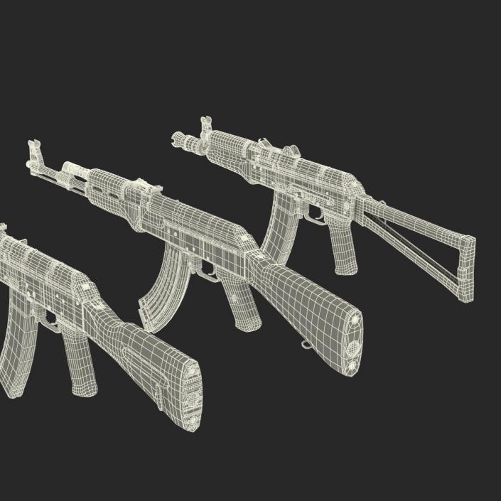 Assault Rifle AK Collection 3D