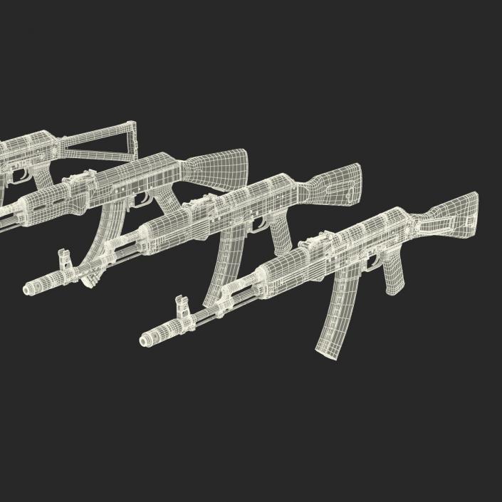 Assault Rifle AK Collection 3D