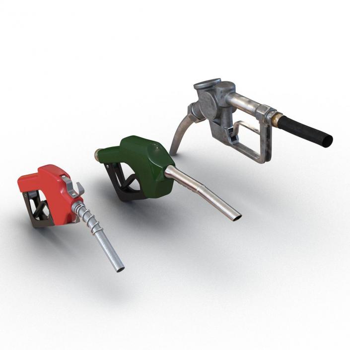 3D Fuel Nozzles Collection model