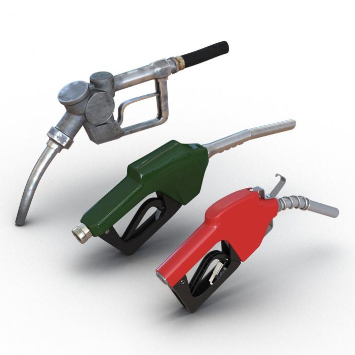 3D Fuel Nozzles Collection model