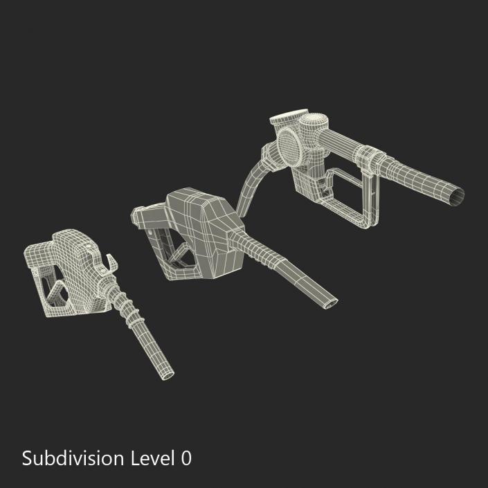 3D Fuel Nozzles Collection model