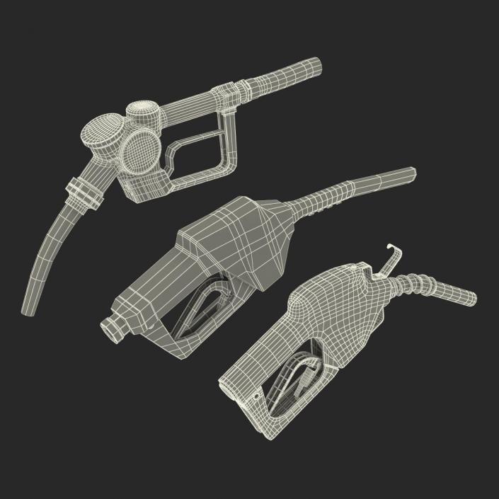 3D Fuel Nozzles Collection model