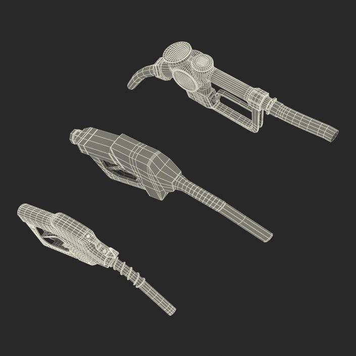 3D Fuel Nozzles Collection model