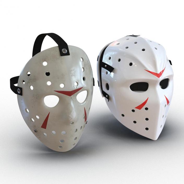 3D Hockey Masks Collection model