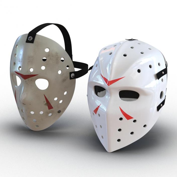 3D Hockey Masks Collection model