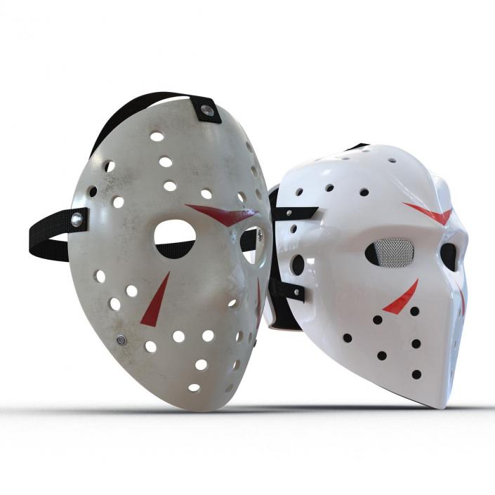 3D Hockey Masks Collection model