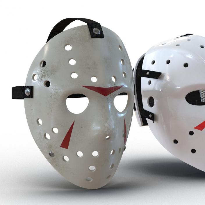 3D Hockey Masks Collection model