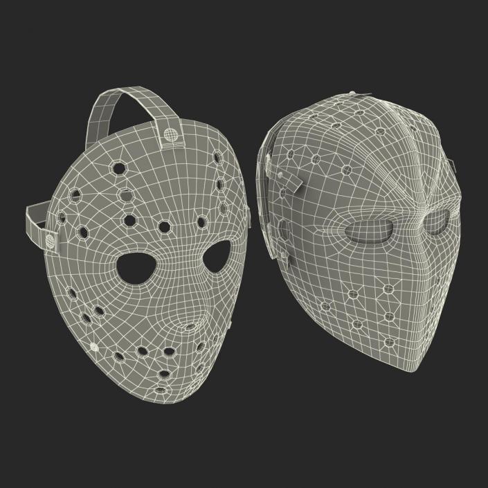 3D Hockey Masks Collection model