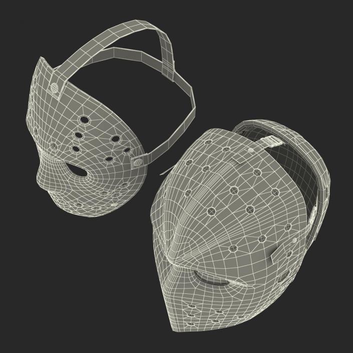 3D Hockey Masks Collection model