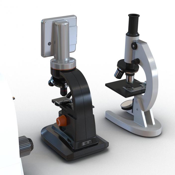 Microscopes Collection 3D