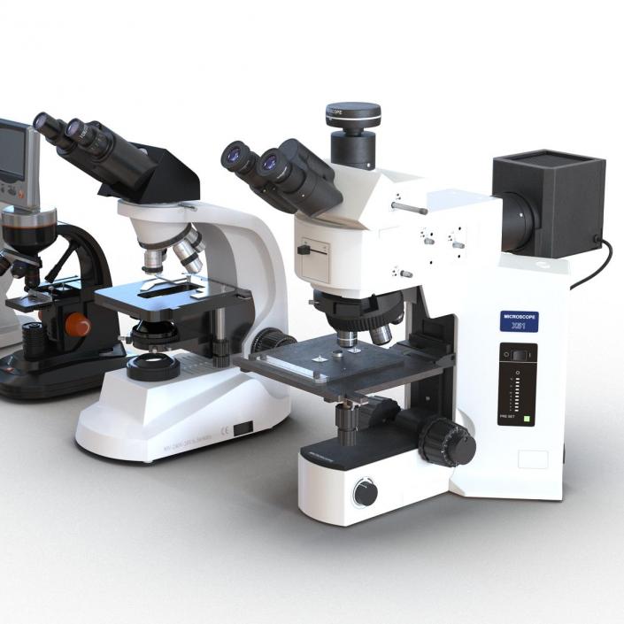 Microscopes Collection 3D