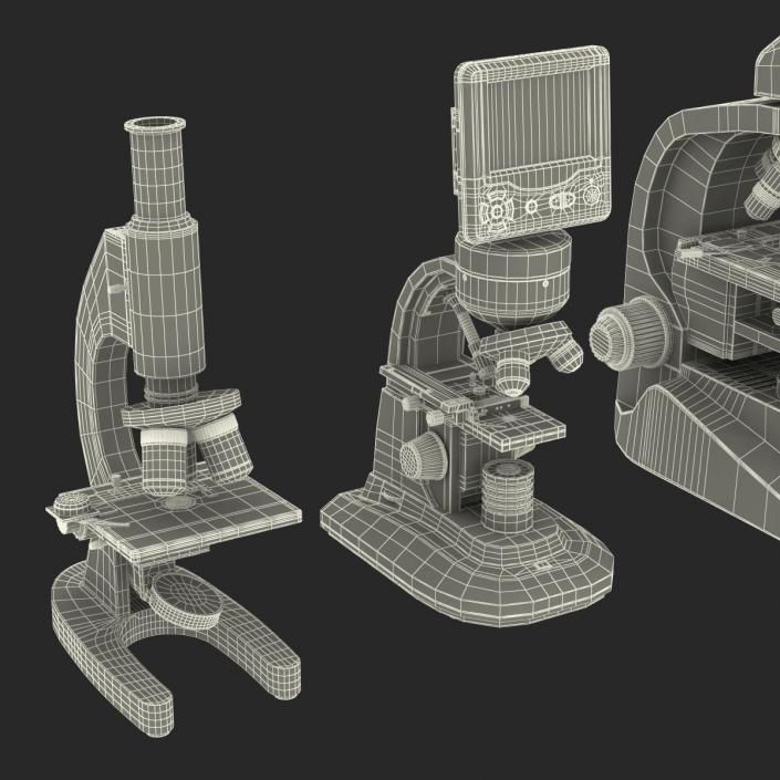 Microscopes Collection 3D