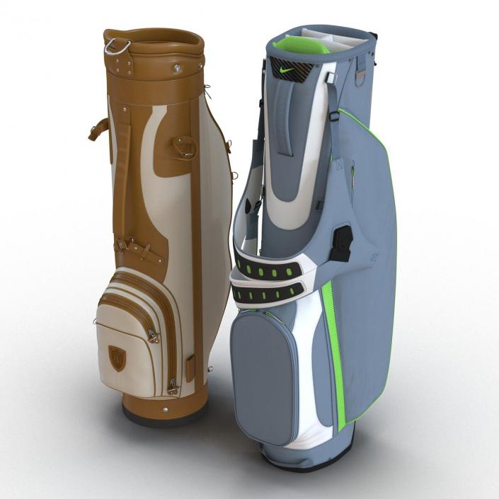 3D model Golf Bags Collection