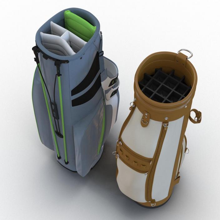 3D model Golf Bags Collection