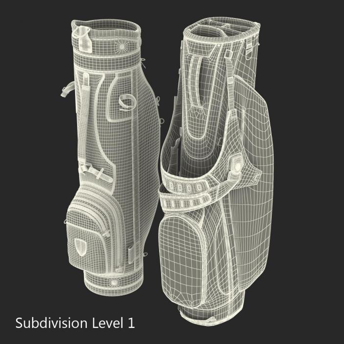 3D model Golf Bags Collection