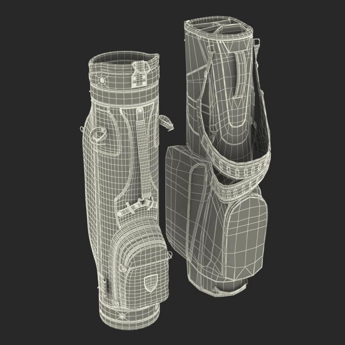 3D model Golf Bags Collection