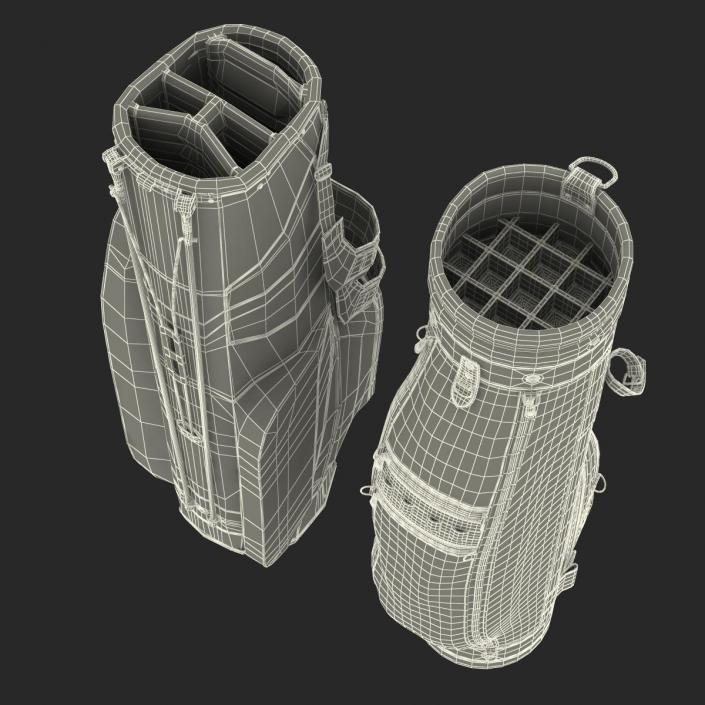 3D model Golf Bags Collection