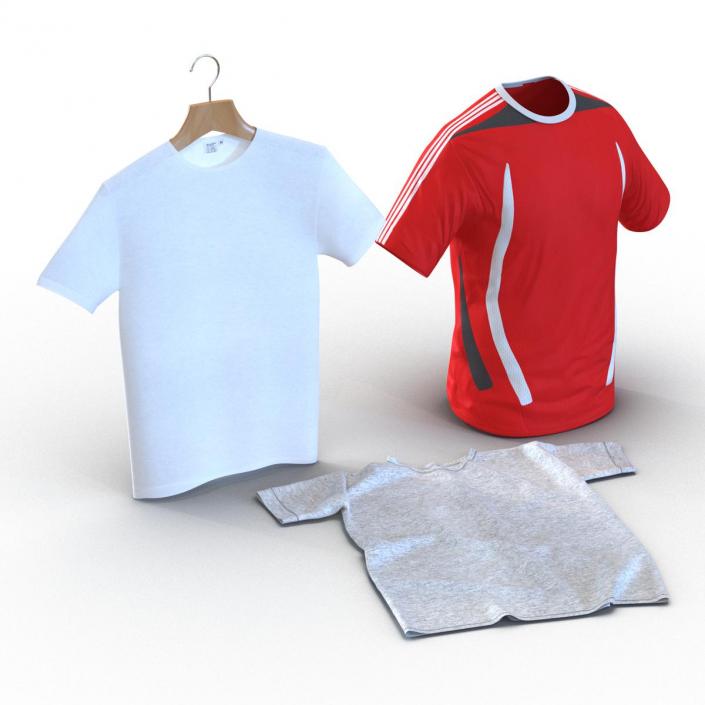 3D TShirts Collection model