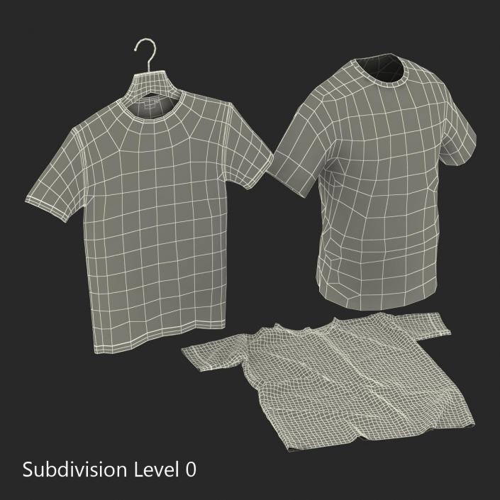 3D TShirts Collection model