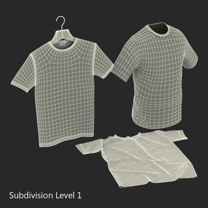 3D TShirts Collection model