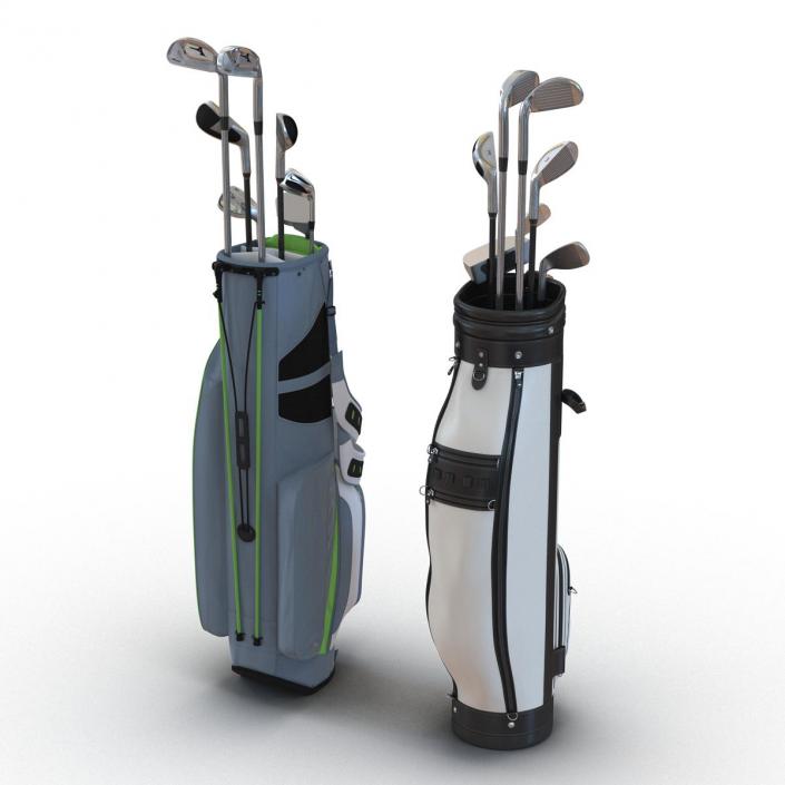 Golf Bags Collection 2 3D