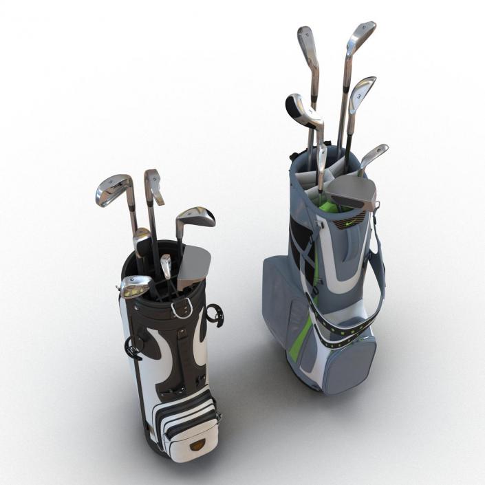 Golf Bags Collection 2 3D