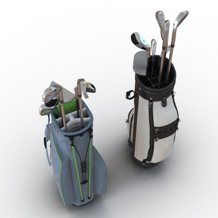 Golf Bags Collection 2 3D