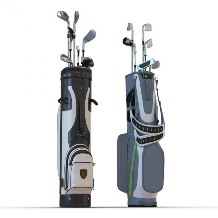 Golf Bags Collection 2 3D