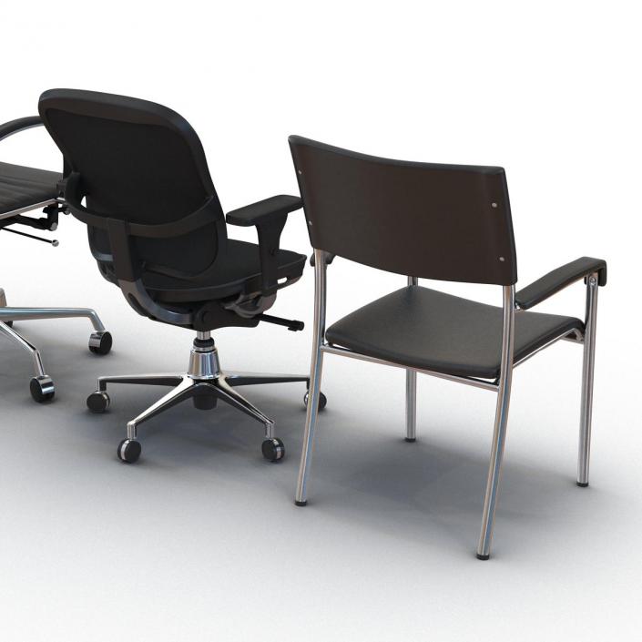 Office Chairs Collection 3D model