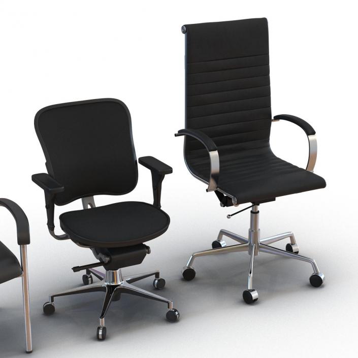 Office Chairs Collection 3D model