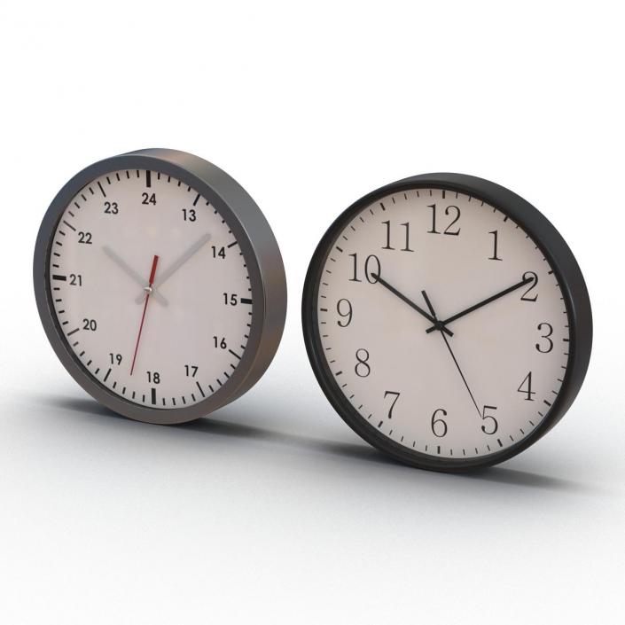 Office Clocks Collection 3D model